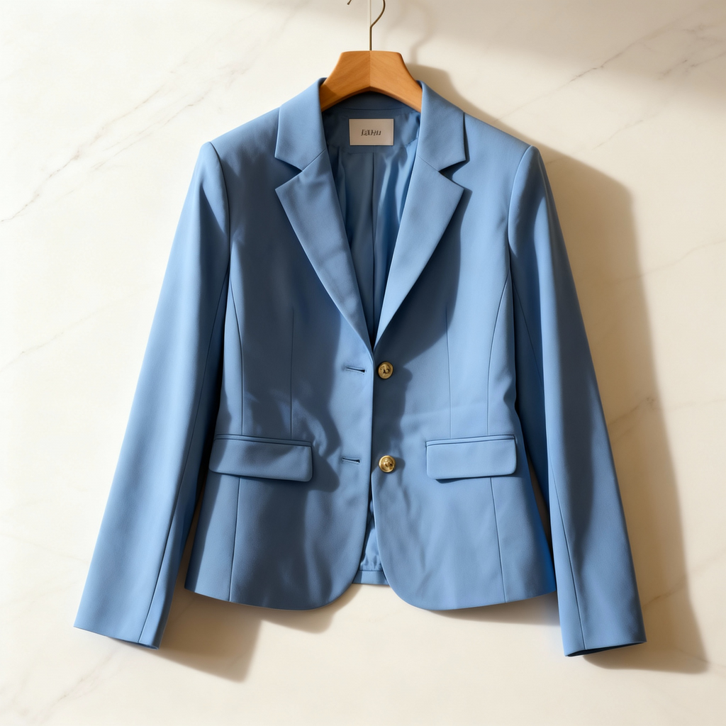 Sky Blue Tailored Women’s Blazer