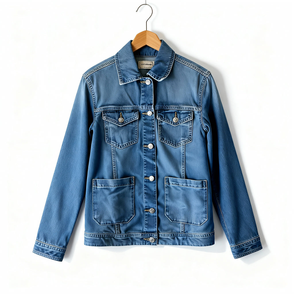 Classic Light-Wash Denim Jacket