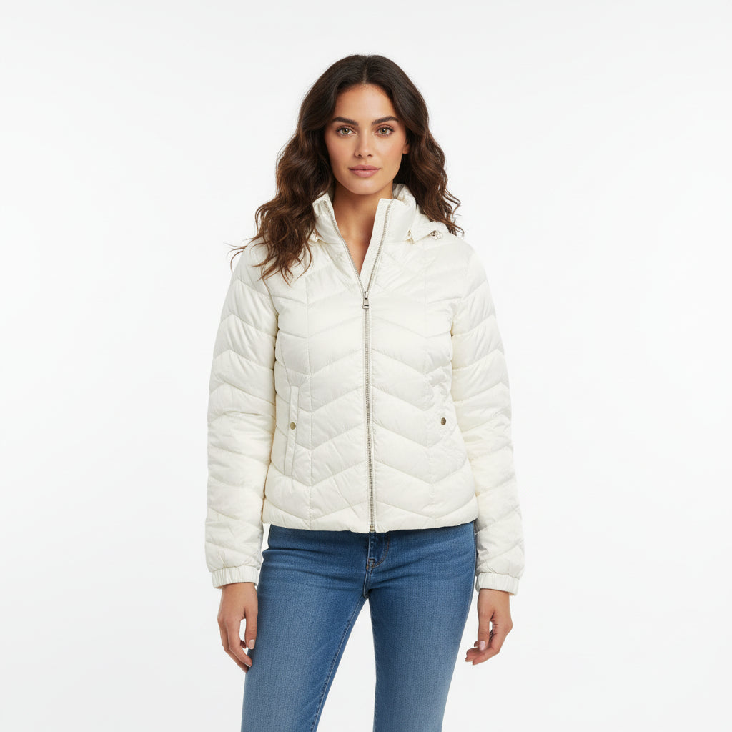 Women's Winter Puffer Jacket with Hood ( Nuna Lie )